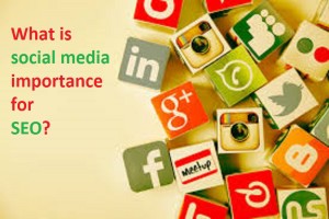 What is social media importance for SEO?